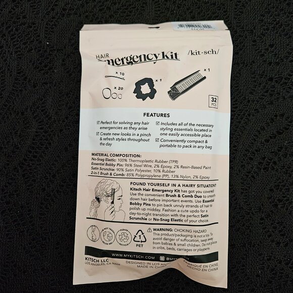NWOT Kitsch Hair Emergency Kit - Picture 3 of 5